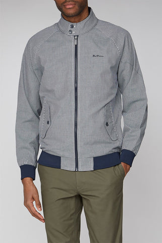 BEN SHERMAN
Navy Check Fashion Harrington