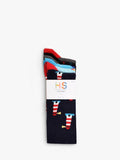 Happy Socks
HS by Happy Socks Nautical Print Socks, Pack of 5, Multi