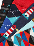 Happy Socks
HS by Happy Socks Nautical Print Socks, Pack of 5, Multi