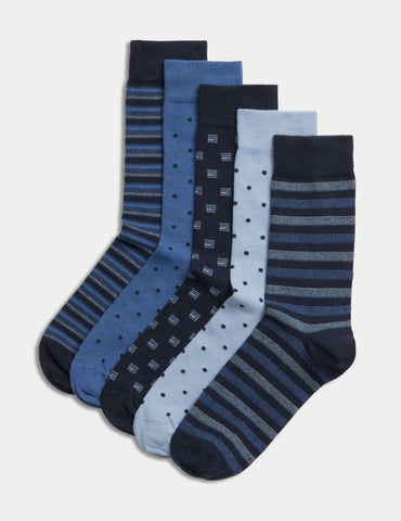 M&S COLLECTION
5pk Cool & Fresh™ Cotton Rich Socks