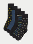 M&S COLLECTION
5pk Cool & Fresh™ Bee Cotton Rich Socks