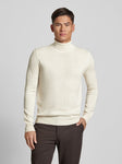 Christian Berg Men
Knitted sweater with turtleneck in ecru melange