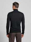 Christian Berg Men Knitted sweater with turtleneck in black