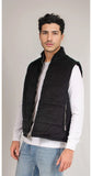 Mens Cord Padded Gilet Black