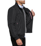 Tommy Hilfiger men's golf bomber jacket black