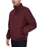 Tommy Hilfiger men's golf bomber jacket wine