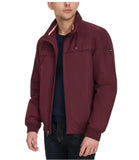 Tommy Hilfiger men's golf bomber jacket wine