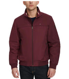 Tommy Hilfiger men's golf bomber jacket wine