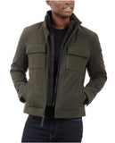 Michael Kors Men's Dressy Pocket Jacket Olive