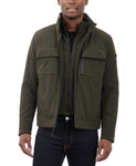 Michael Kors Men's Dressy Pocket Jacket Olive